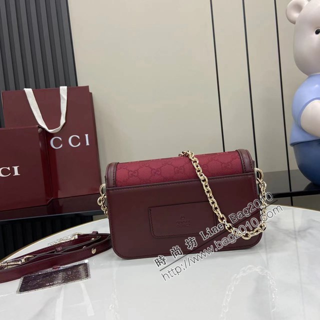 Gucci專櫃古馳最新款2025春夏Go系列鏈條肩背包 jh2979型號：826761